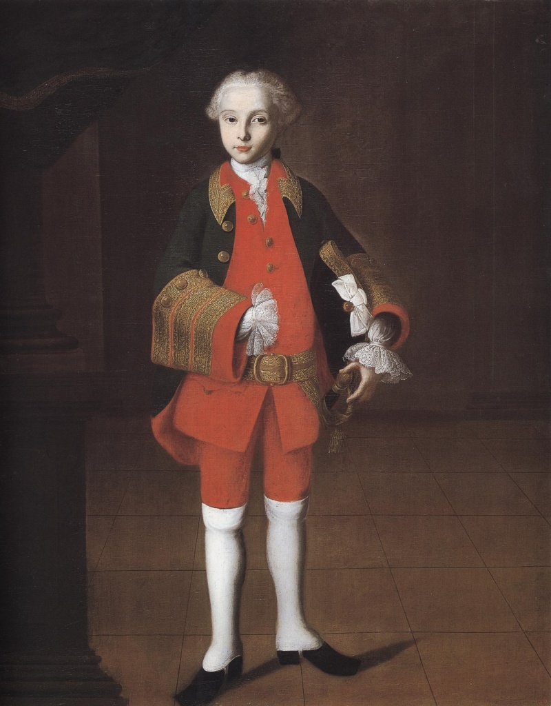 И.Я. Вишняков. Портрет В.Г. Фермора. Вторая половина 1750-х. Х.,м., ГРМ.