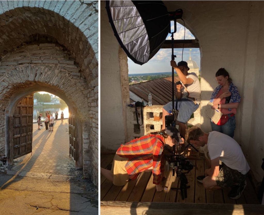 Съемочная группа за работой. Правообладатель: пресс-служба ООО «Языки без границ».