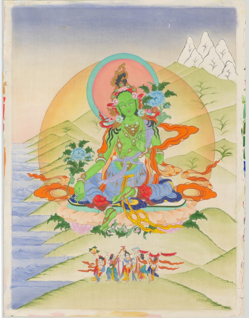 Лариса Рожнова «Зеленая Тара». (2015). Из личного архива автора.