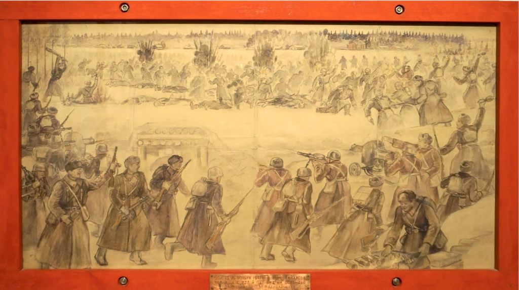 Поликарп Наливайченко. Панорамный рисунок. 1941 .png