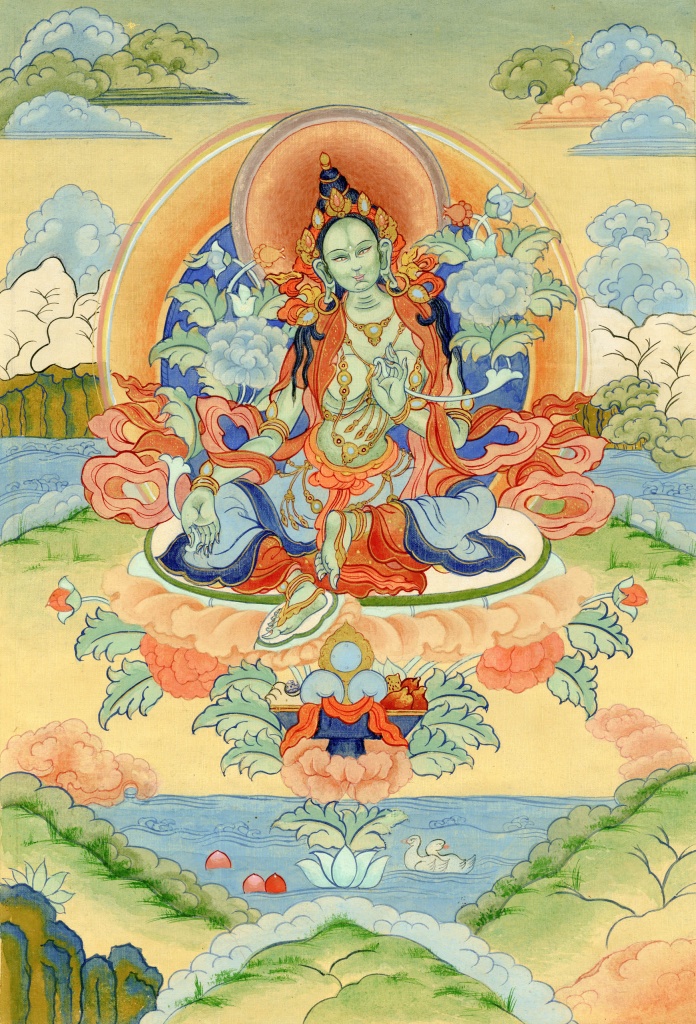 Лариса Рожнова «Зеленая Тара» (2005). Из личного архива автора.