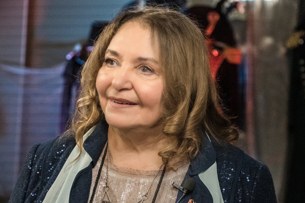 Наталья Бондарчук отвечает на вопросы. Фото: Ирина Иванова. Правообладатель: Институт культурных программ.