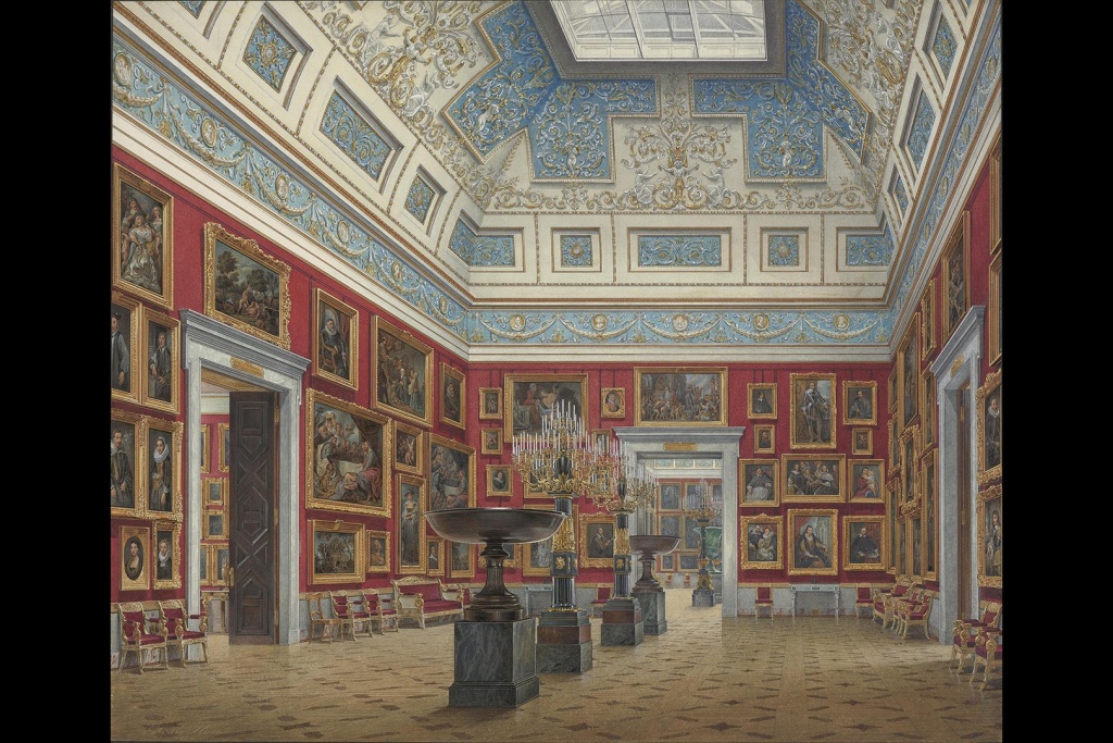 Эдуард Гау (1807–1887). Зал картин фламандской школы в Новом Эрмитаже (1854). Эдуард Гау (1807–1887). Зал картин фламандской школы в Новом Эрмитаже (1854).