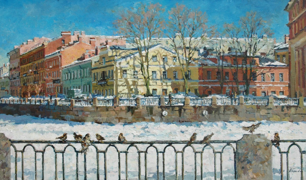 Павел Еськов. «Весенний день в Петербурге», 2011 П. Еськов «Весенний день в Петербурге», 2011