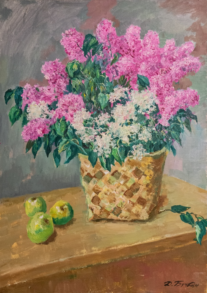 Дмитрий Бучкин «Сирень» (1995). Холст, масло. Фото: Ирина Иванова.