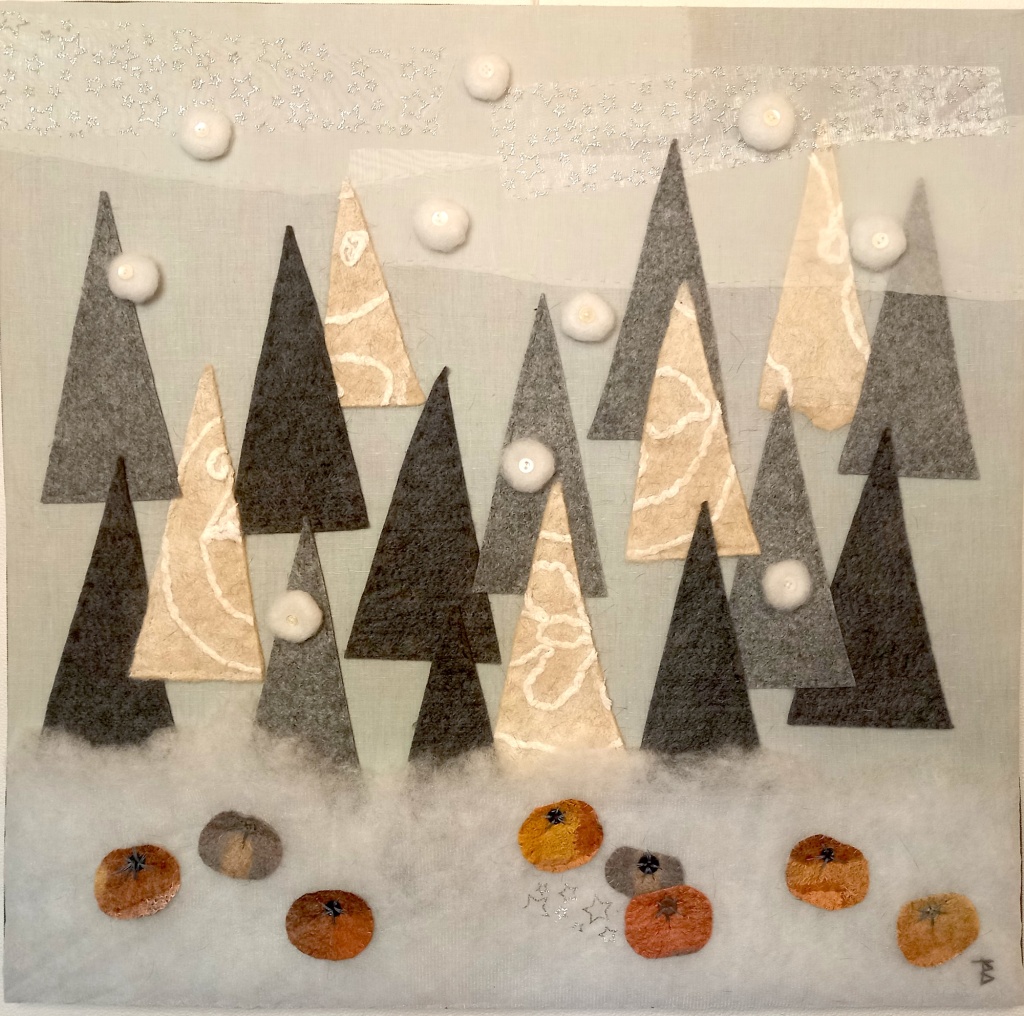 Татьяна Власова. Новогодний снег (2023). Фото: пресс-служба СПБ СХ. 