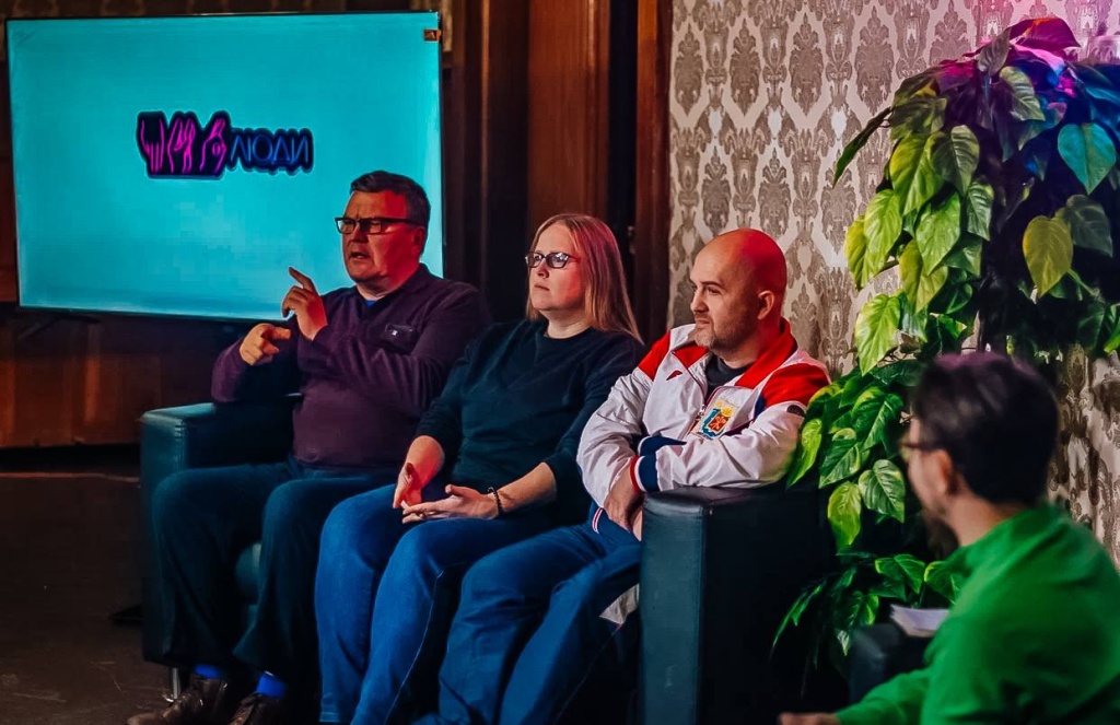 Тренеры по спорту глухих в гостях в проекте «ПРО ЛЮДИ». Фото: пресс-служба СПб РО ОООИ ВОГ.