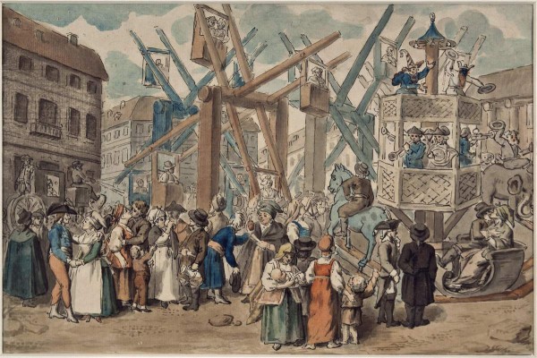 Гаврила Скородумов «Гулянье на пасхальной неделе в Петербурге» (1790 г.). Правообладатель: Государственный русский музей. Гаврила Скородумов. «Гулянье на пасхальной неделе в Петербурге» (1790). Правообладатель: Государственный русский музей.