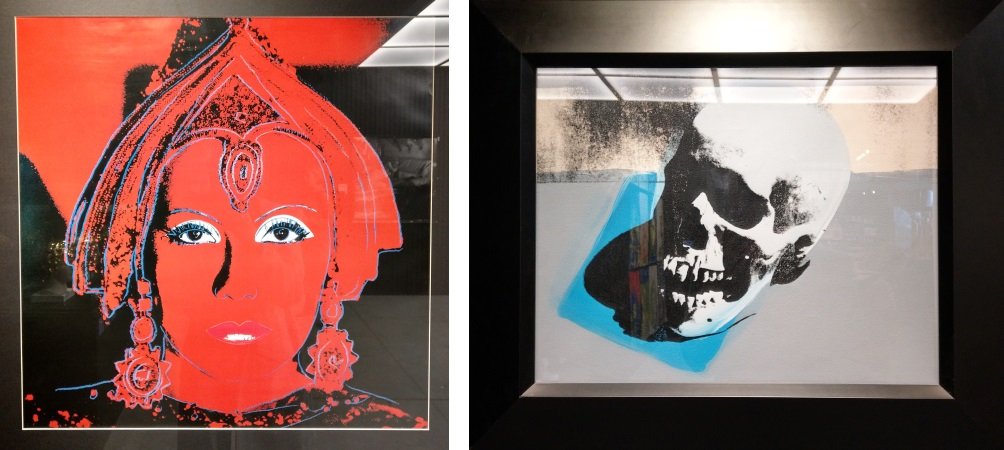 Фото: Алёна Абрамова / Энди Уорхол «Звезда (Грета Гарбо)» (1982 г.) / Энди Уорхол «Череп» (1976 г.) Фото: Алёна Абрамова / Энди Уорхол «Звезда (Грета Гарбо)» (1982 г.) / Энди Уорхол «Череп» (1976 г.)