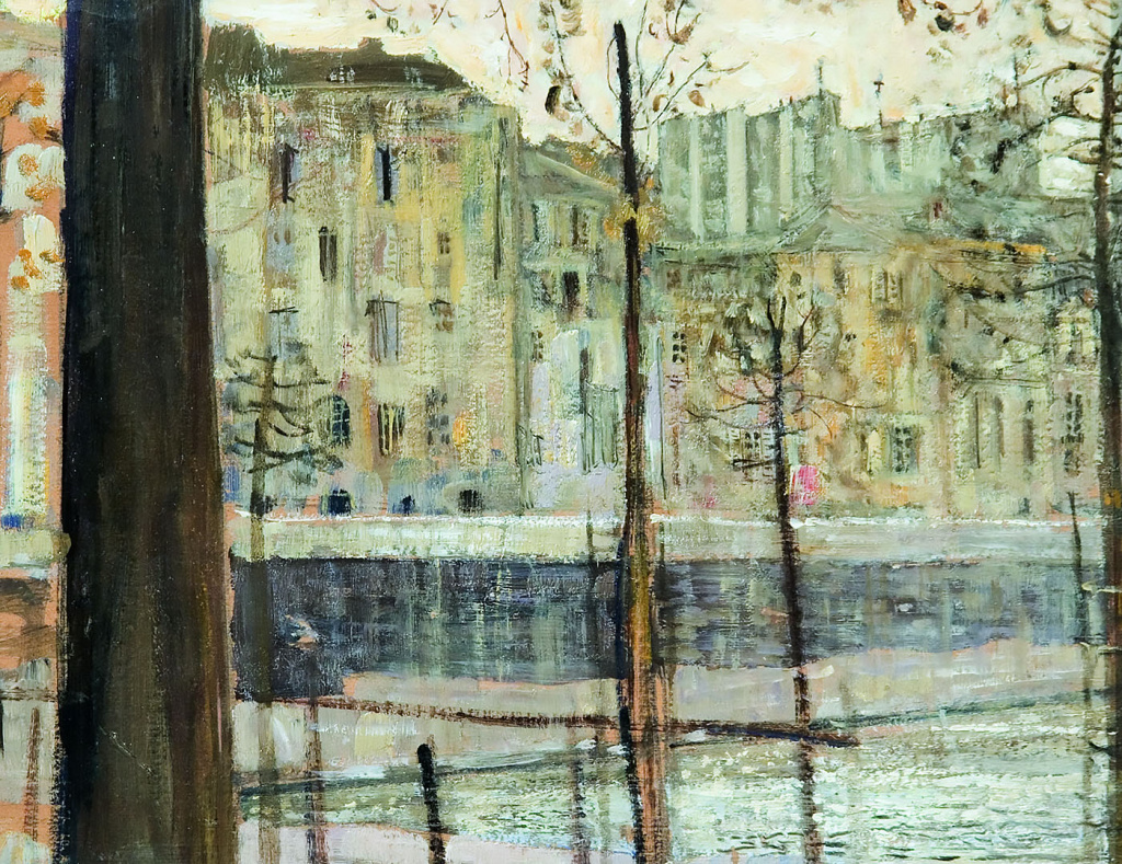 Бродский И.И. Набережная Сены в Париже. 1909