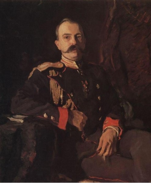 В.А Серов. Портрет Великого князя Георгия Михайловича, 1901.