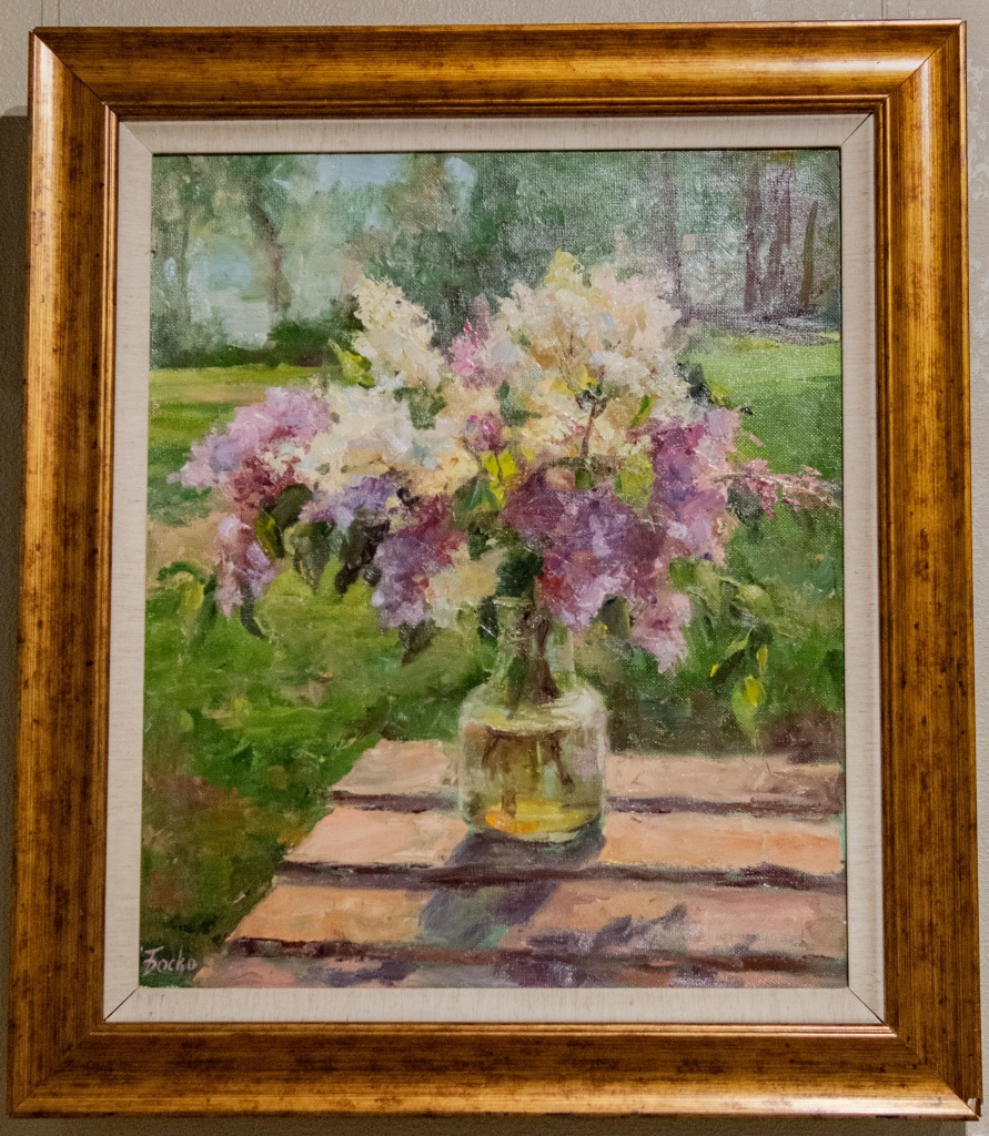 Юлия Боско «Сирень» (2016). Холст, масло. Фото: Ирина Иванова.