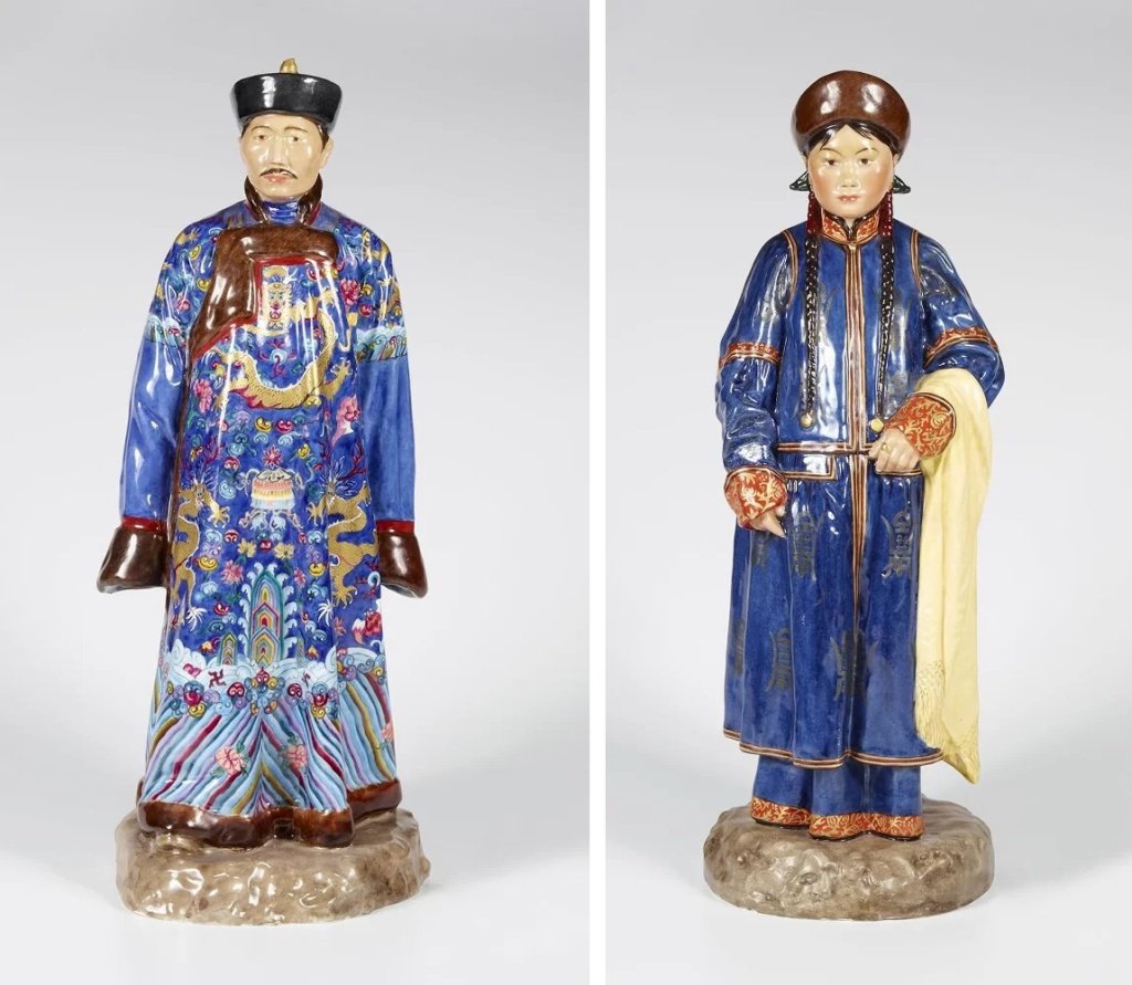 Автор модели: Каменский, Павел Павлович (1858-1922) Скульптура «Бурят» и «Бурятка» из серии «Народности России». Нач. 20 в. Фото: hermitage.ru