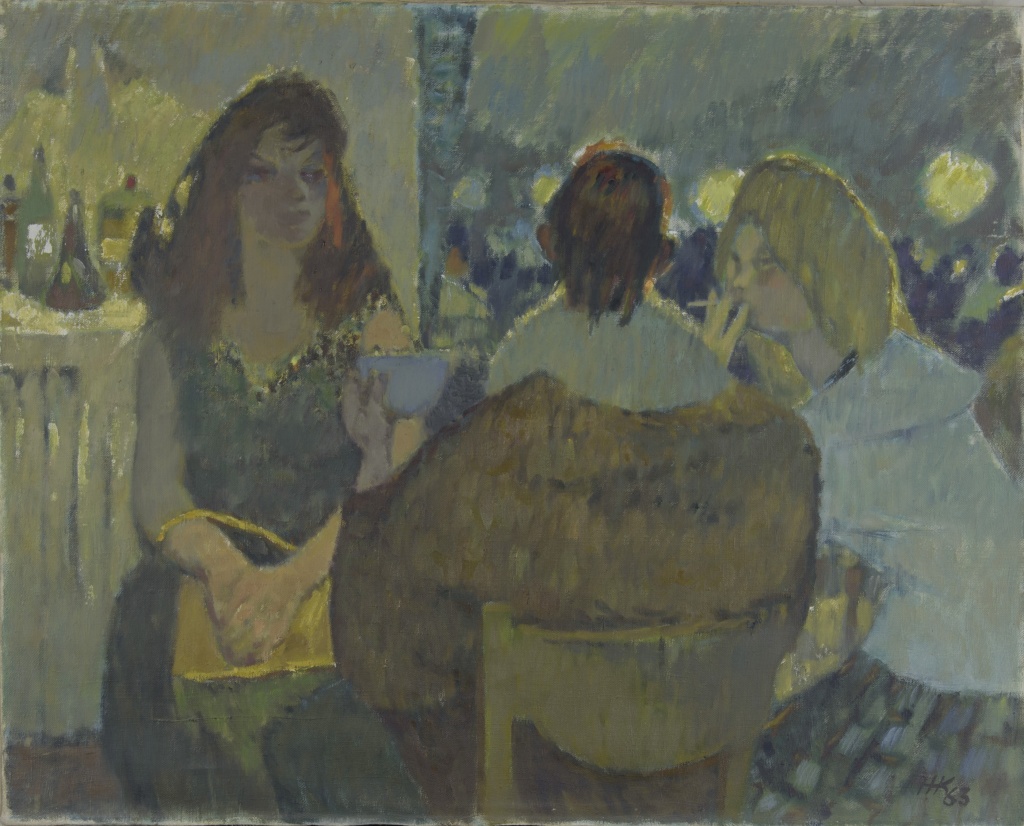 Хелена Краевская. Пять часов, 1968. Холст, масло. 65 х 81. Вятский художественный музей имени В.М. и А.М. Васнецовых.