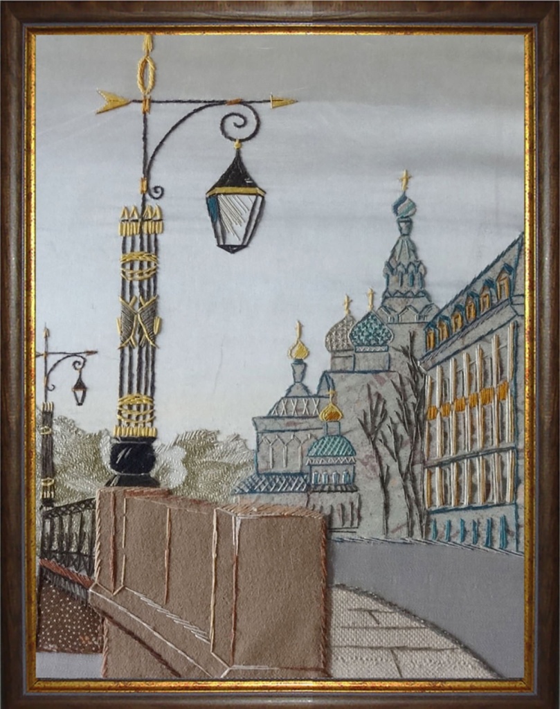 Ирина Можаева «Садовый мост». (32х36 см). Ирина Можаева «Садовый мост». (32х36 см)